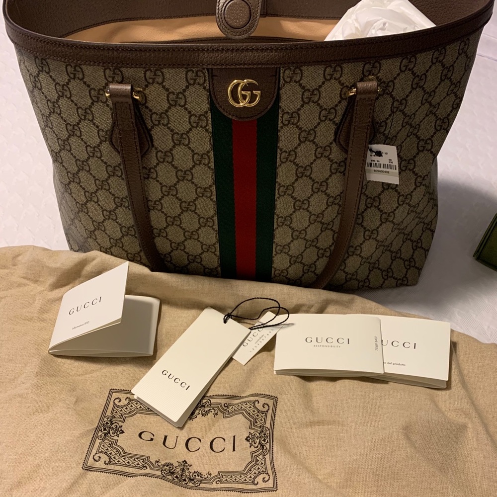Authentic Ophidia Gucci Tote Medium